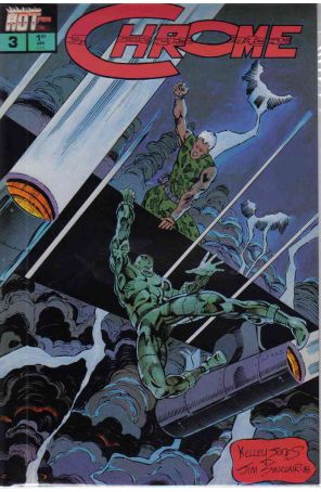 Chrome 3 published by Hot with cover art by Kelley Jones