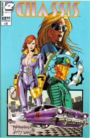 Chassis (Vol. 2) 0 published by Hurricane with cover art by Tone Rodriguez
