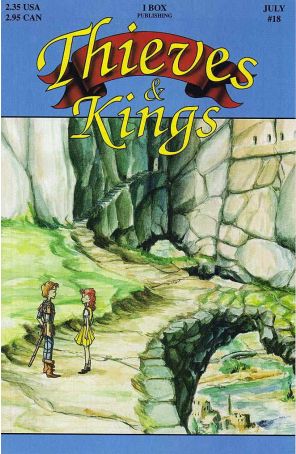 Thieves And Kings 18 published by I Box with cover art by Mark Oakley