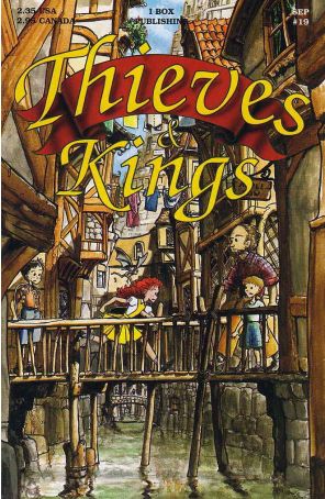 Thieves And Kings 19 published by I Box with cover art by Mark Oakley