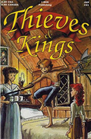 Thieves And Kings 21 published by I Box with cover art by Mark Oakley