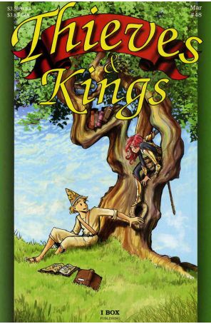Thieves And Kings 48 published by I Box with cover art by Mark Oakley