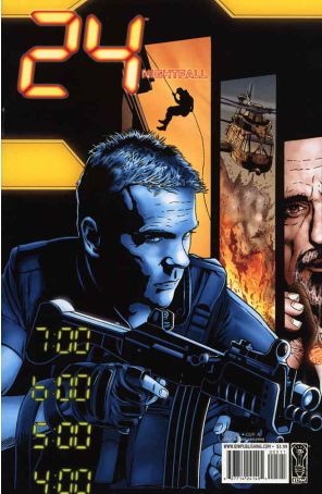 24: Nightfall 5A published by IDW with cover art by Joe Corroney