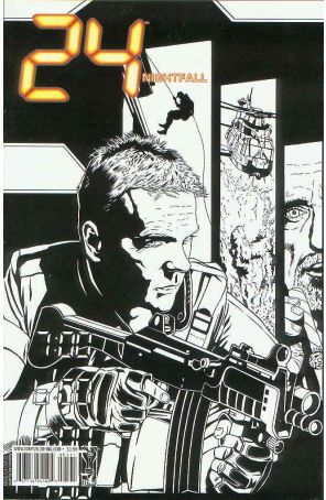 24: Nightfall 5B published by IDW with cover art by Joe Corroney