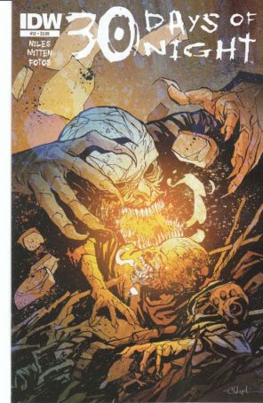 30 Days of Night (2nd Series) 12 published by IDW with cover art by Christopher Mitten