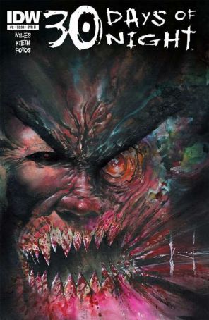 30 Days of Night (2nd Series) 2B published by IDW with cover art by Sam Kieth