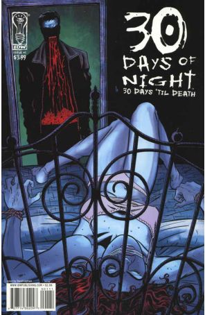 30 Days of Night: 30 Days 'Til Death 1 published by IDW with cover art by David Lapham