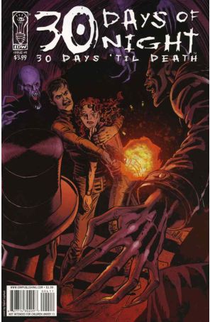 30 Days of Night: 30 Days 'Til Death 4 published by IDW with cover art by David Lapham