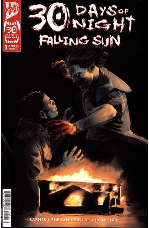 30 Days of Night: Falling Sun 3A published by IDW with cover art by Chris Shehan