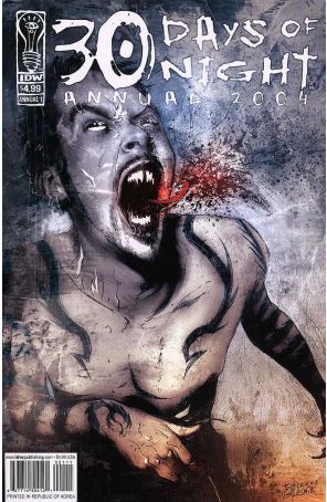 30 Days of Night Annual 1 published by IDW with cover art by Ben Templesmith