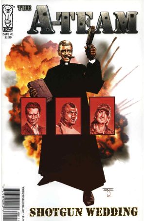 A-Team: Shotgun Wedding 1 published by IDW with cover art by John K. Snyder