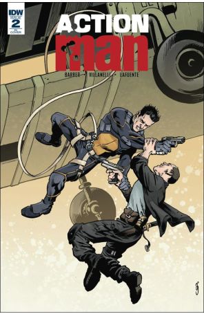 Action Man (IDW) 2C published by IDW with cover art by Andrew Currie