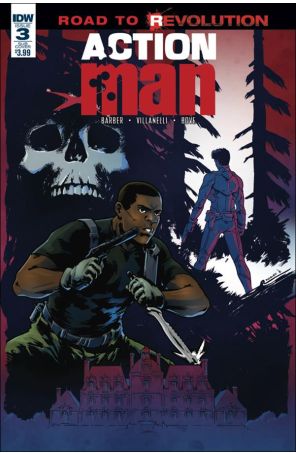 Action Man (IDW) 3A published by IDW with cover art by Paolo Villanelli