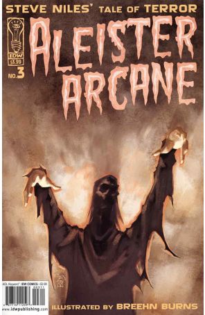 Aleister Arcane 3 published by IDW with cover art by Breehn Burns