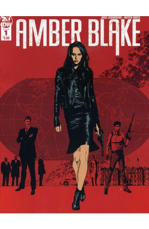 Amber Blake 1 published by IDW with cover art by Butch Guice