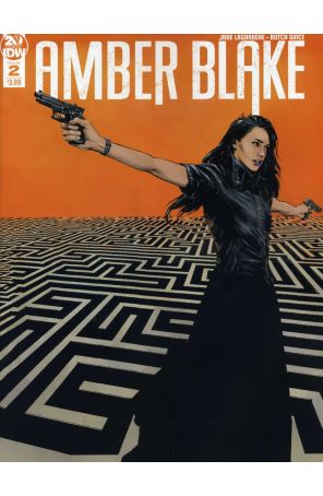 Amber Blake 2 published by IDW with cover art by Butch Guice