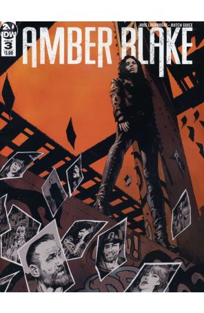 Amber Blake 3 published by IDW with cover art by Butch Guice