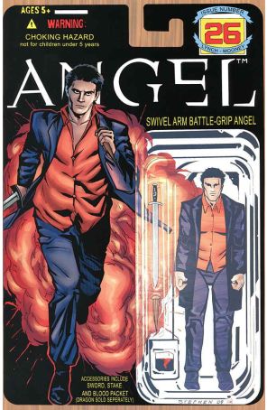 Angel (IDW 1st Series) 26A published by IDW with cover art by Stephen Mooney