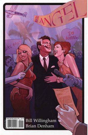 Angel (IDW 1st Series) 29A published by IDW with cover art by Jenny Frison