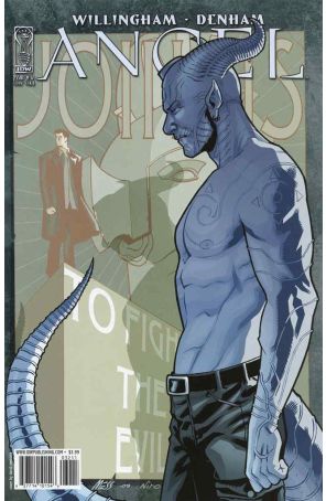 Angel (IDW 1st Series) 32B published by IDW with cover art by David Messina
