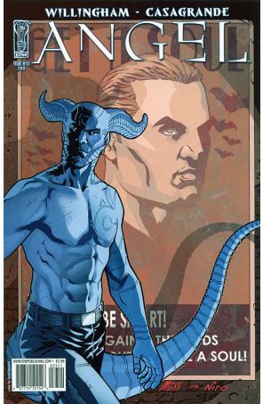 Angel (IDW 1st Series) 33B published by IDW with cover art by David Messina