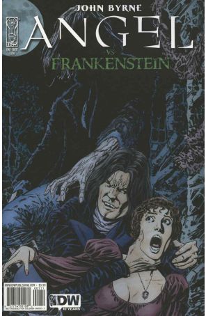 Angel vs. Frankenstein 1 published by IDW with cover art by John Byrne