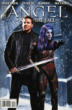 Angel: After the Fall 10A published by IDW with cover art by Brian MIller