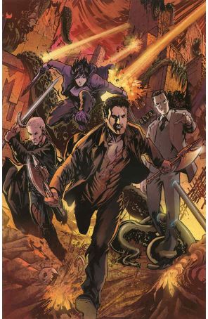 Angel: After the Fall 15C published by IDW with cover art by Franco Urru