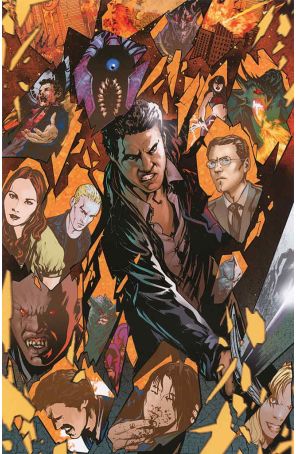 Angel: After the Fall 16C published by IDW with cover art by Franco Urru
