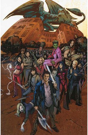 Angel: After the Fall 17C published by IDW with cover art by Franco Urru