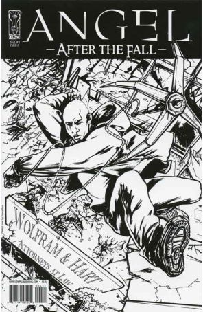 Angel: After the Fall 4C published by IDW with cover art by Franco Urru