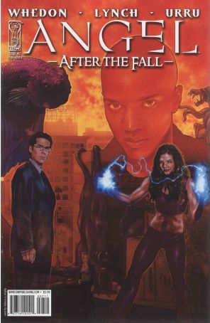 Angel: After the Fall 7A published by IDW with cover art by Rebecca A. Wrigley