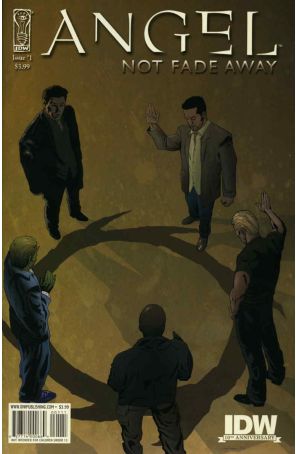 Angel: Not Fade Away 1 published by IDW with cover art by Stephen Mooney