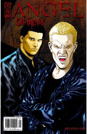 Angel: Old Friends 3A published by IDW with cover art by David Messina