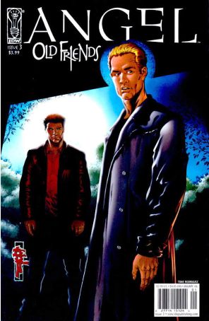 Angel: Old Friends 3C published by IDW with cover art by Tone Rodriguez