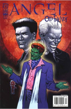 Angel: Old Friends 5B published by IDW with cover art by Tone Rodriguez