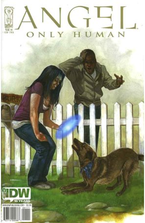 Angel: Only Human 1B published by IDW with cover art by Dave Dorman