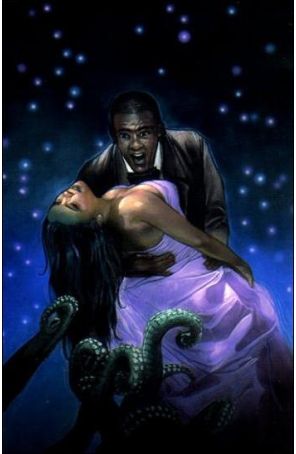 Angel: Only Human 2C published by IDW with cover art by Dave Dorman