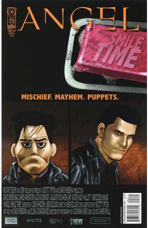 Angel: Smile Time 2A published by IDW with cover art by David Messina