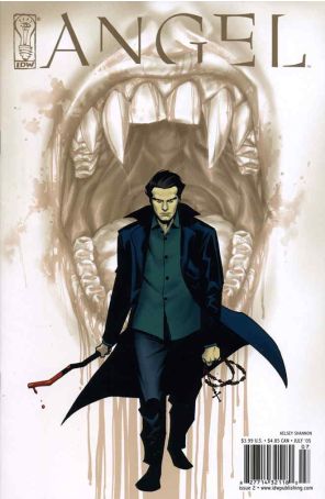 Angel: The Curse 2 published by IDW with cover art by Kelsey Shannon
