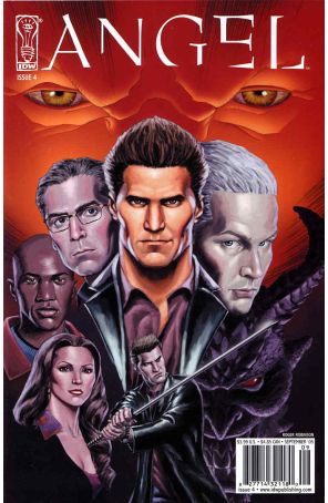 Angel: The Curse 4A published by IDW with cover art by Roger Robinson