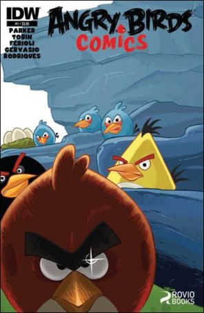 Angry Birds Comics 1 published by IDW with cover art by Paco Rodriques