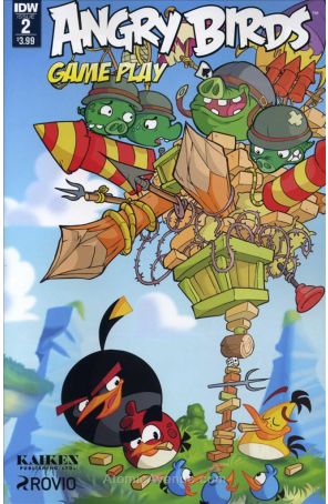 Angry Birds Game Play 2 published by IDW with cover art by Philip Murphy