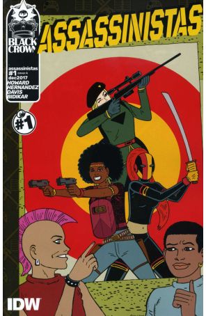 Assassinistas 1A published by IDW with cover art by Gilbert Hernandez