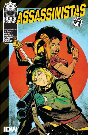 Assassinistas 1B published by IDW with cover art by Sanford Greene
