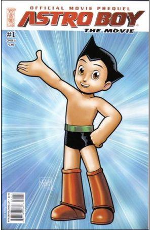 Astro Boy: The Movie Official Movie Prequel 1A published by IDW with cover art by Diego Jourdan