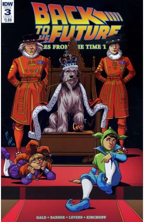 Back to the Future: Tales From the Time Train 3A published by IDW with cover art by Megan Levens