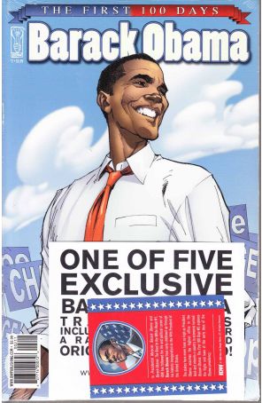Barack Obama: Road to the White House 2 (in bag) published by IDW with cover art by J. Scott Campbell