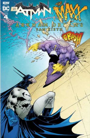 Batman/The Maxx: Arkham Dreams 4B published by IDW with cover art by Sam Kieth
