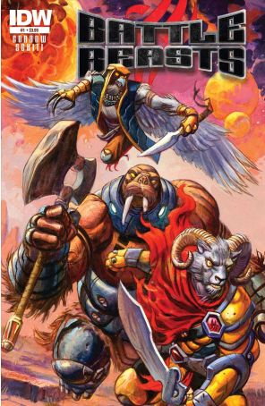 Battle Beasts (2nd Series) 1 published by IDW with cover art by Dan Brereton
